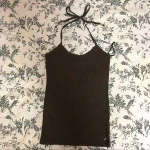 American Eagle Brown Tank Top Shirt
